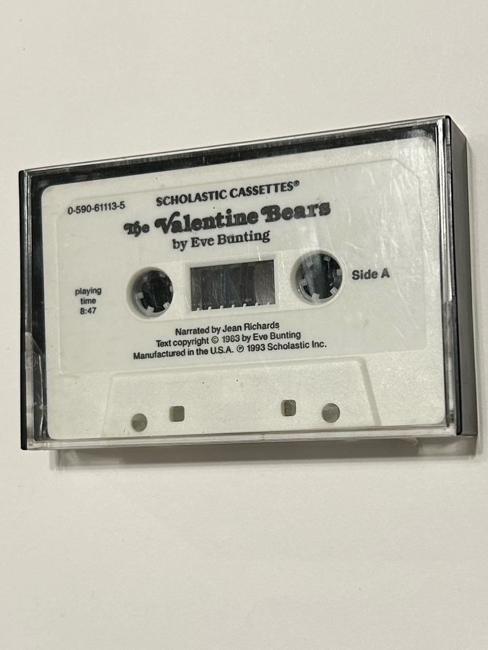 Scholastic Cassettes The Valentine Bears